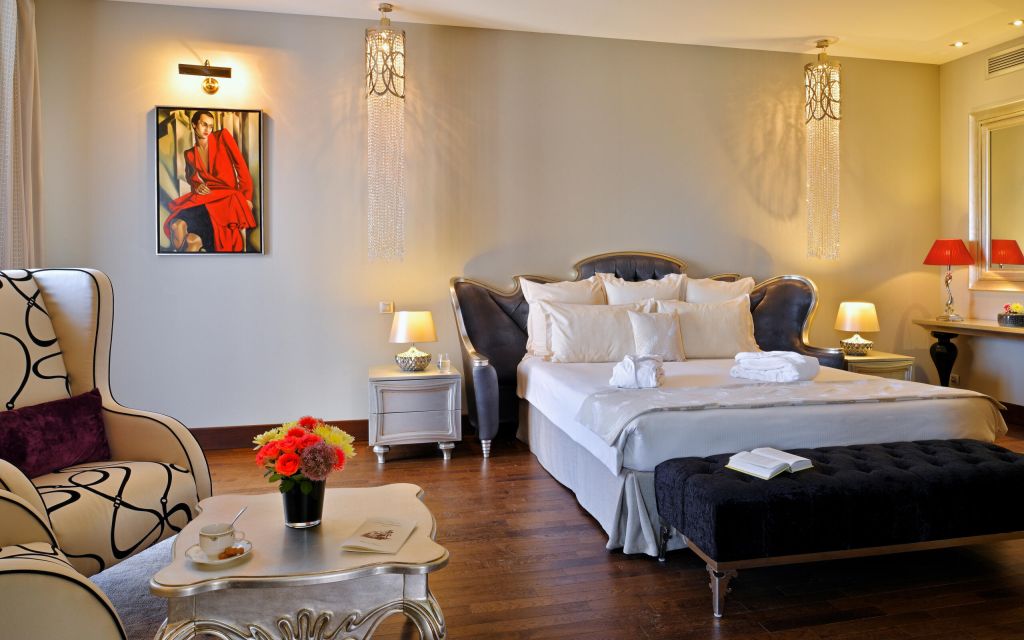 Hôtel de luxe en Corse : Suite Loredana de l'hôtel de luxe 5 étoiles Demeure Loredana à Saint-Florent en Corse