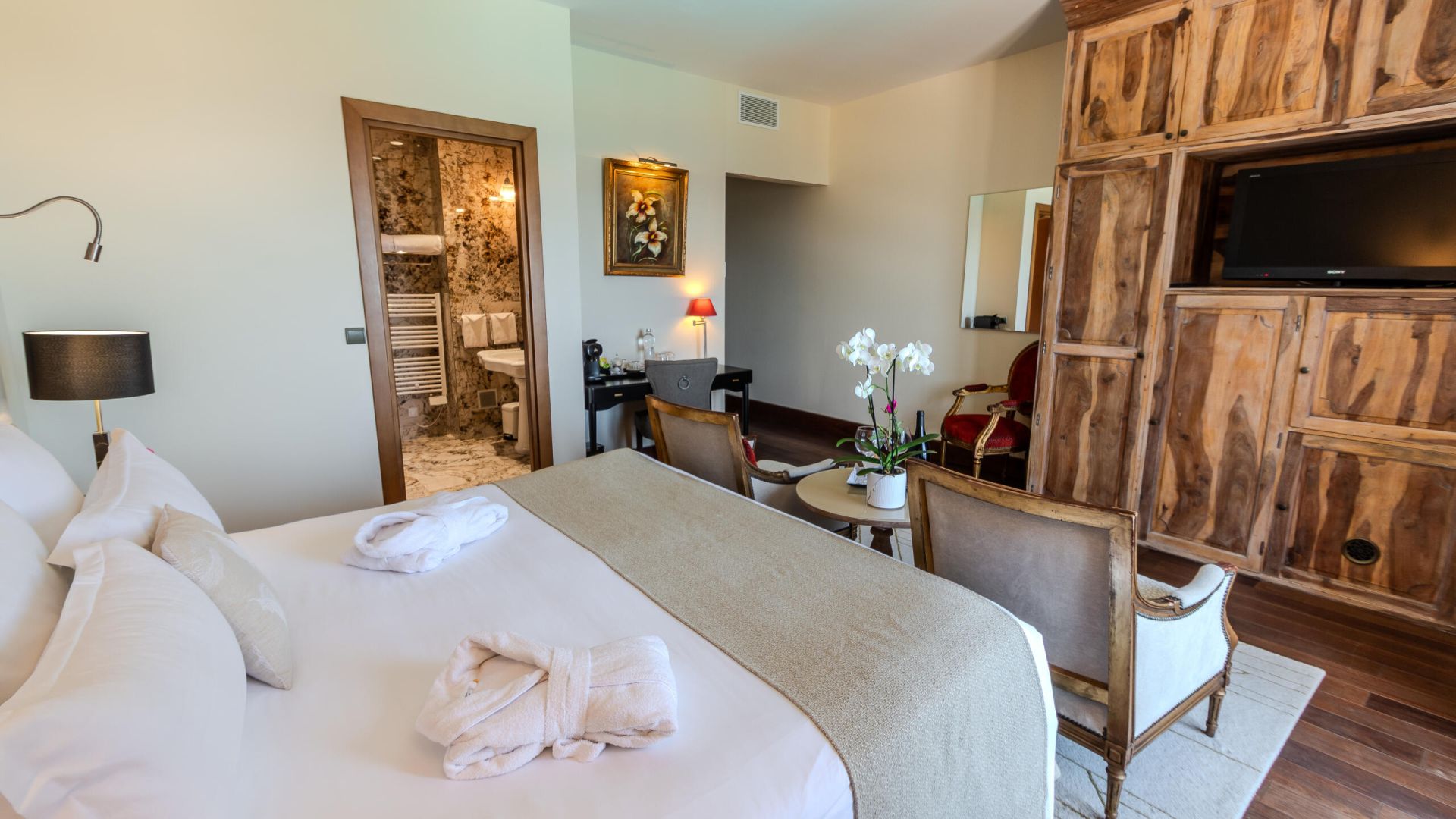 Junior Suite, luxury 5-star hotel room in Saint-Florent in Corsica